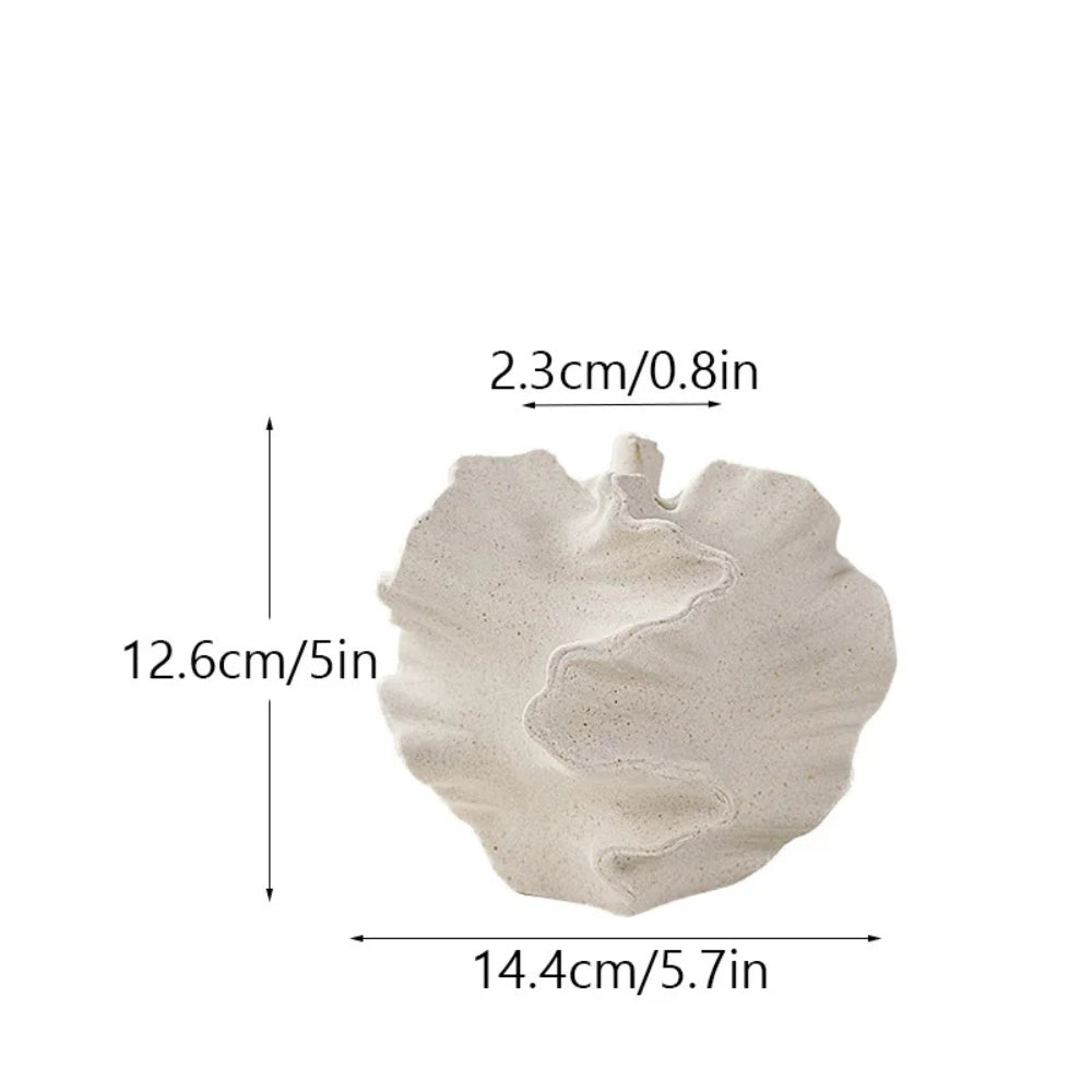 Coral Artisan Ceramic Vase — product close-up