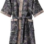 Gentle Breeze Cotton Gauze Robe — product in use