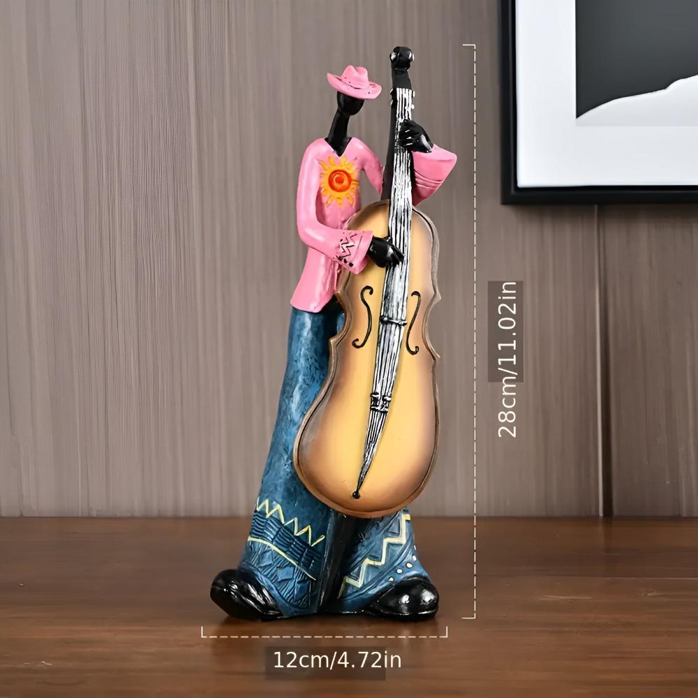 Jazz Musical Band Resin Figurine — alternate angle view
