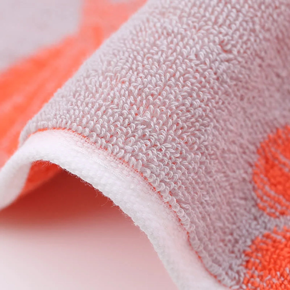 Ginkgo Bliss Cotton Towel — product in use