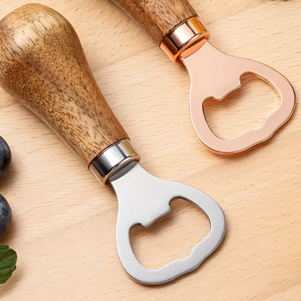 Acacia Wood Bottle Opener — main product photo