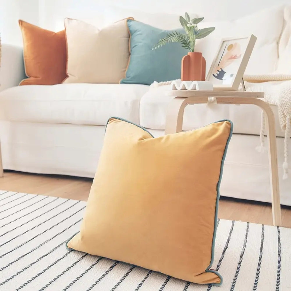 Ember Soft Two-Tone Cushion Covers — product detail view