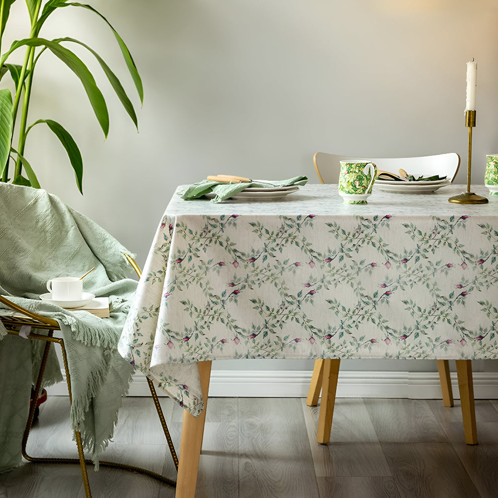 Floral Whisper Table Cloth — product close-up