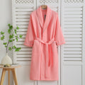 Luxury Waffle Weave Cotton Bathrobe — main product photo