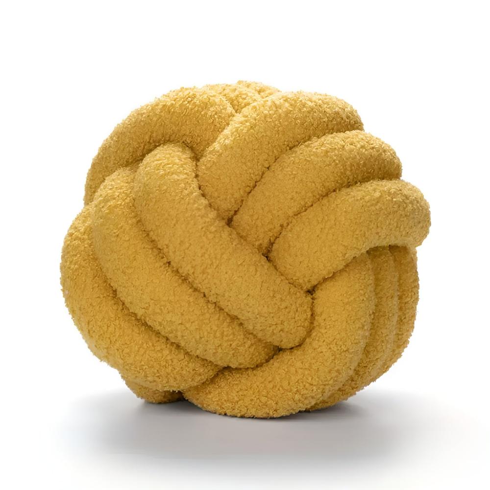 Knotted Boucle Cushion — lifestyle shot