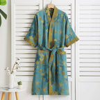 Rosebud Elegance Comfort Bathrobe — lifestyle shot