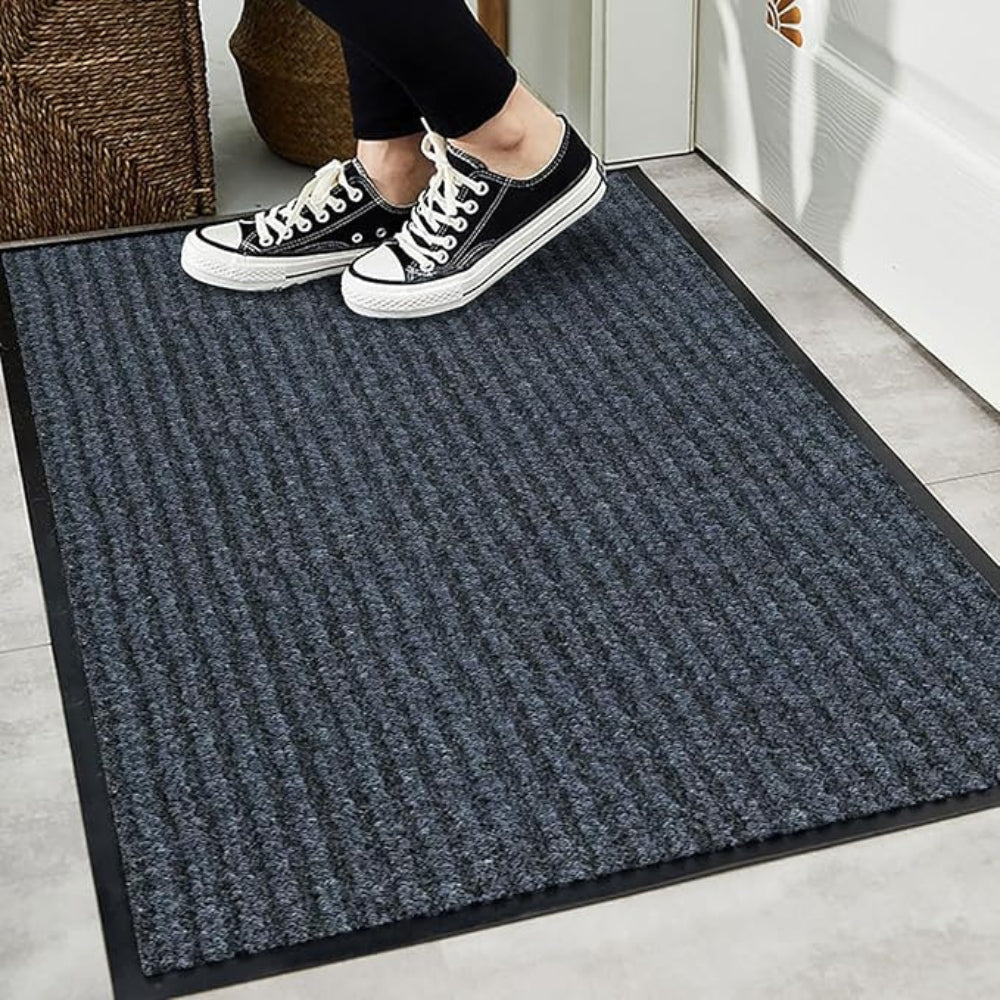 Durable Stripped Door Mat — product detail view