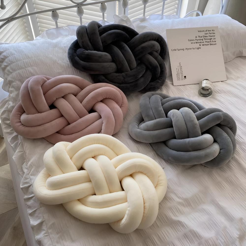 Braided Plush Cushion — product close-up