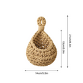 Handcrafted Boho Hanging Basket — product feature detail