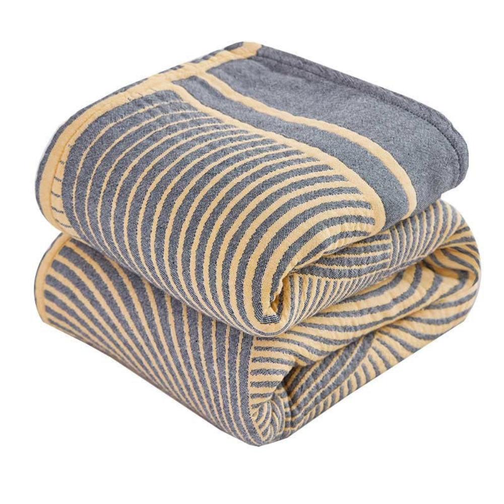 Muslin Reversible Cotton Blanket — product in use
