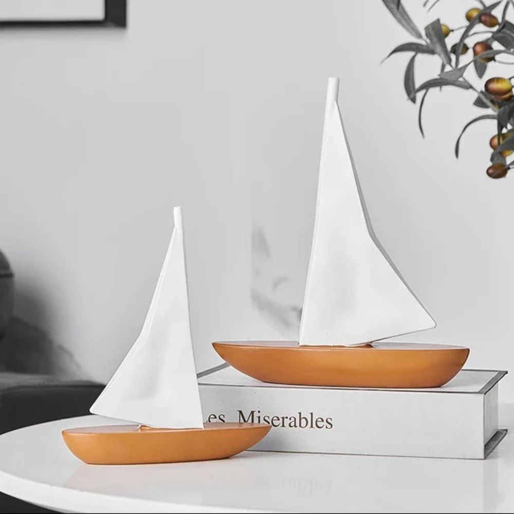 Celestial Drift Sailboat Decor — product in use
