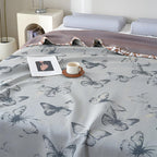 Whispering Butterfly Elegance Blanket — product in use