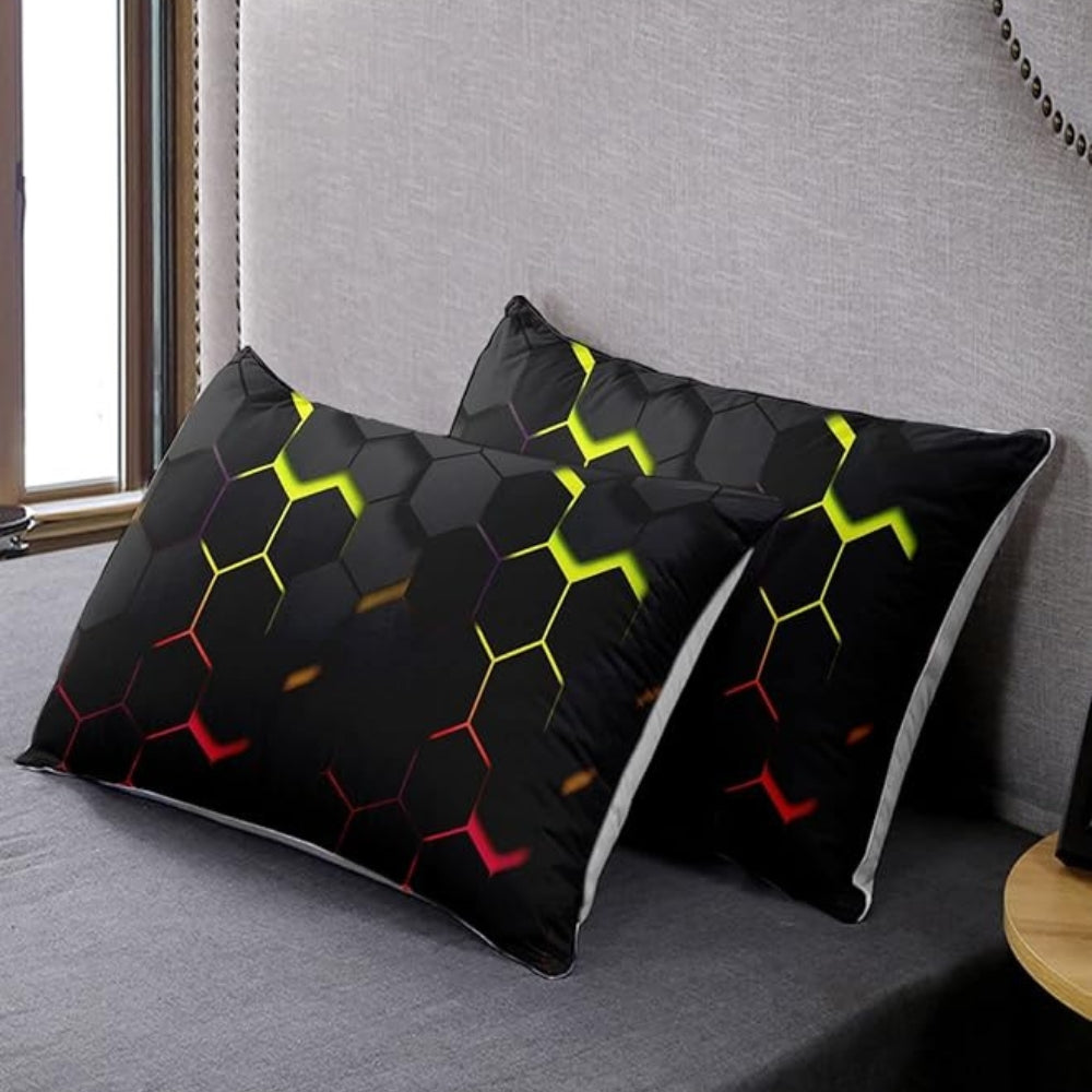 Prisma Hive | 3pcs Quilt Cover Set — product in use