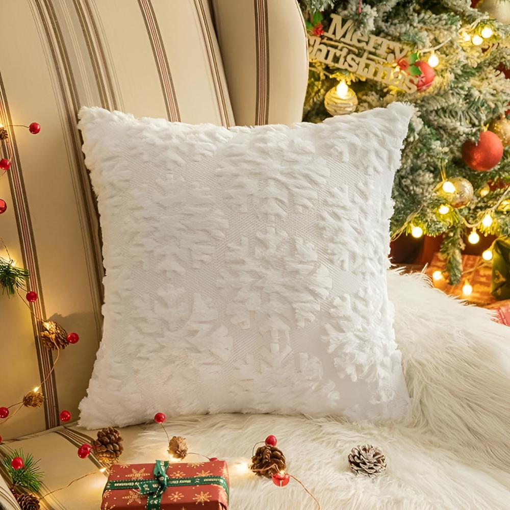 Snowflake Bliss Cushion Covers — lifestyle shot