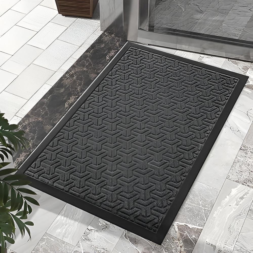 Geometric Entryway Door Mat — lifestyle shot