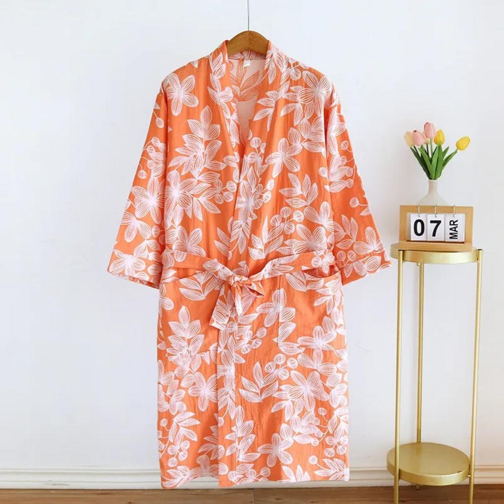 Floral Breeze Kimono Robe — main product photo