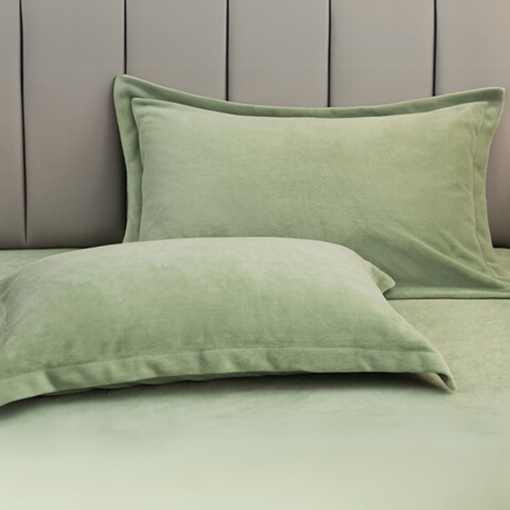 Fleece Comfort Pillow Covers — additional view