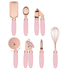7-Piece Rose Gold Cooking Set — product feature detail