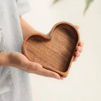 Rustic Heart Snack Tray Collection | 4pcs — product in use