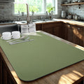 Quick Dry Kitchen Dish Mat — alternate angle view