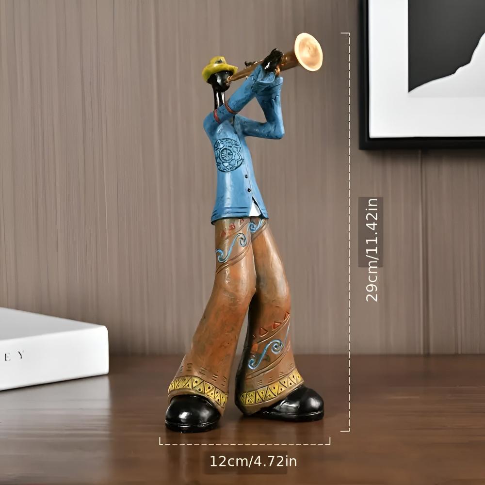 Jazz Musical Band Resin Figurine — product feature detail