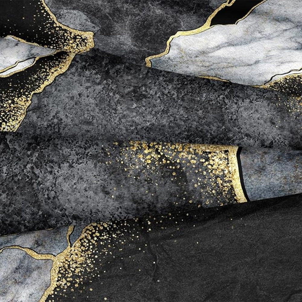 Jade Opulent Gold Accent Quilt Cover Set — lifestyle shot