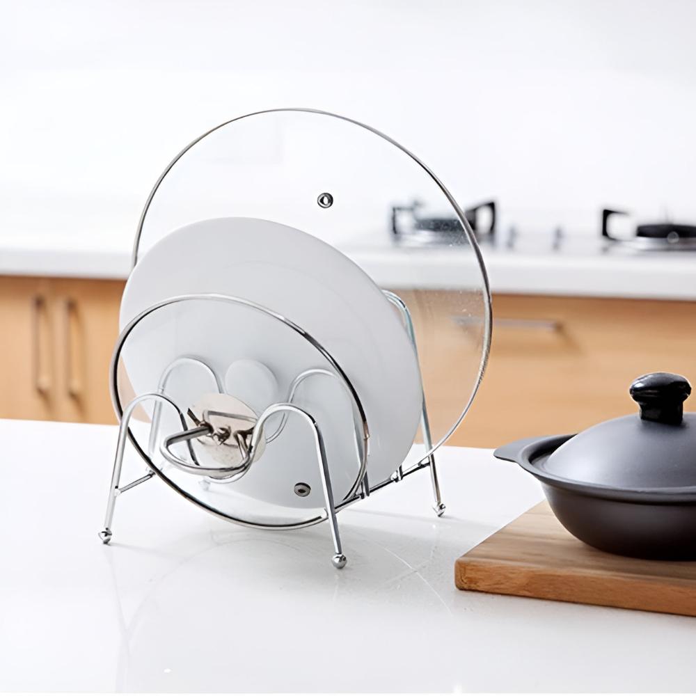 Multi-Layer Pot Lid Holder Rack — lifestyle shot