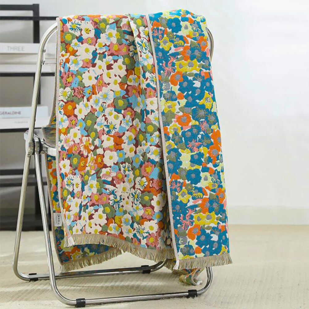 Opulent Flora Reversible Towel — main product photo