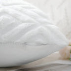 3D Diamond Pattern Cushion Cover — product in use