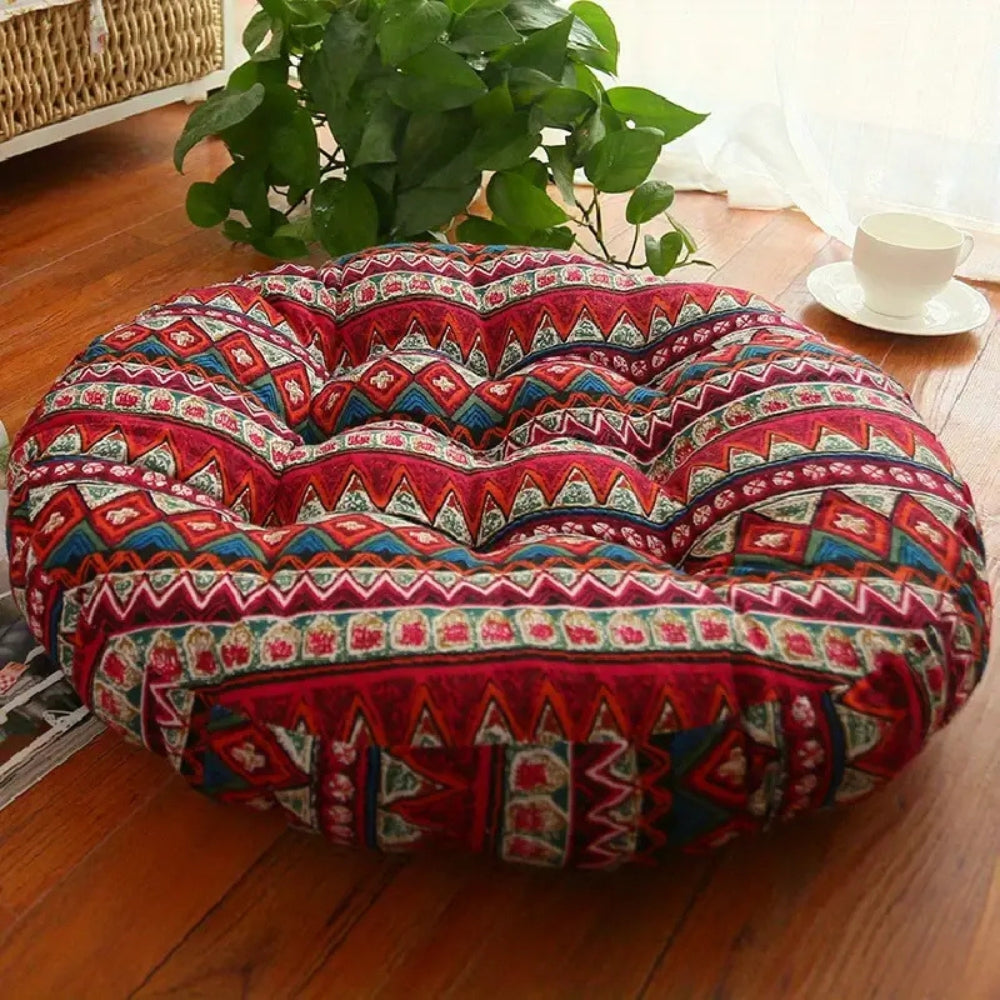 Round Boho Cushion Versatile Seating — additional view