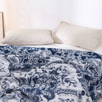 Paisley Dream Cotton Tassel Blanket — product in use