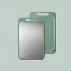Stylish Double-Sided Stainless Steel Chopping Board — product feature detail