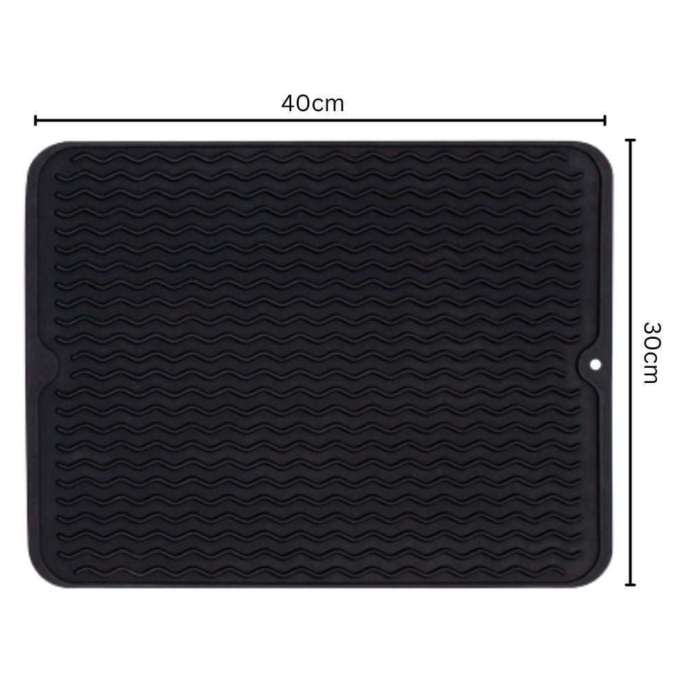 Quick Flow Silicone Kitchen Mat — alternate angle view