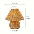 Noya Rattan Table Lamp Home Decor — size and scale reference