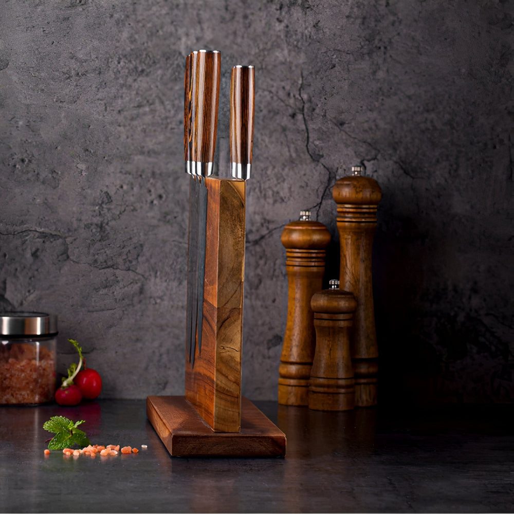 Lignum Magnetic Knife Holder — product detail view