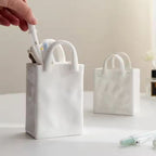 Tote-Style Ceramic Vase — product close-up