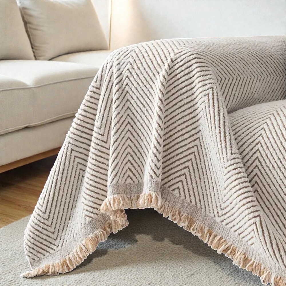 Herringbone Sofa Cover — view 2
