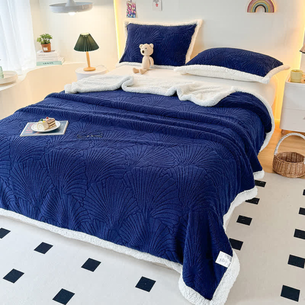Fluffy Sherpa Shell Blanket — additional view