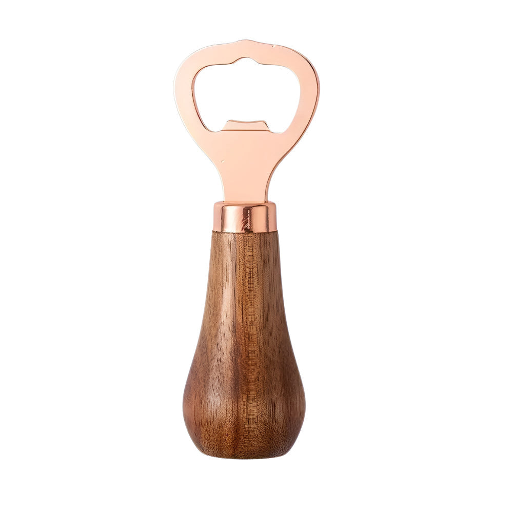 Acacia Wood Bottle Opener — alternate angle view