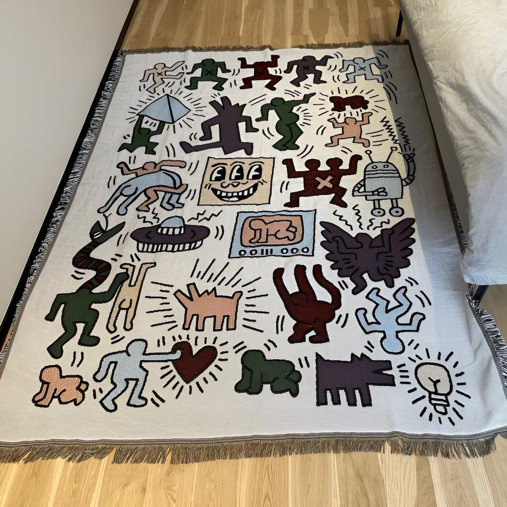Bold Expressions Tassel Blanket — main product photo