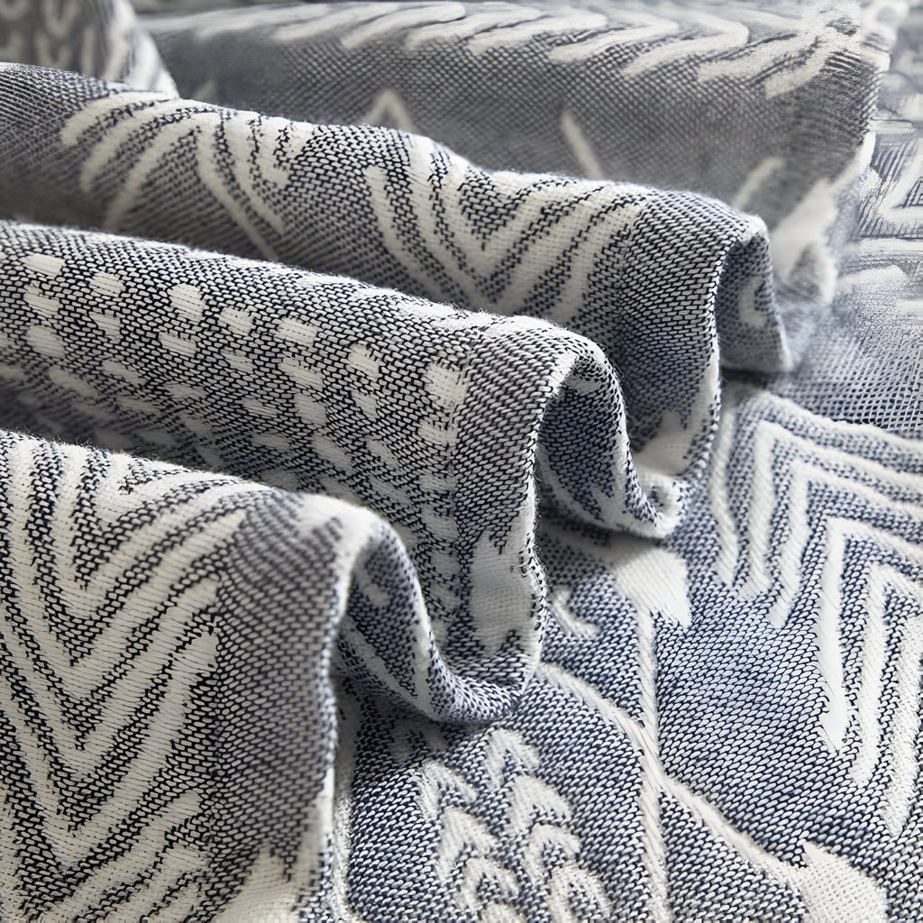 Zen Path Reversible Minimalist Coverlet — additional view