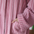 Hooded Cotton Bathrobe — view 4