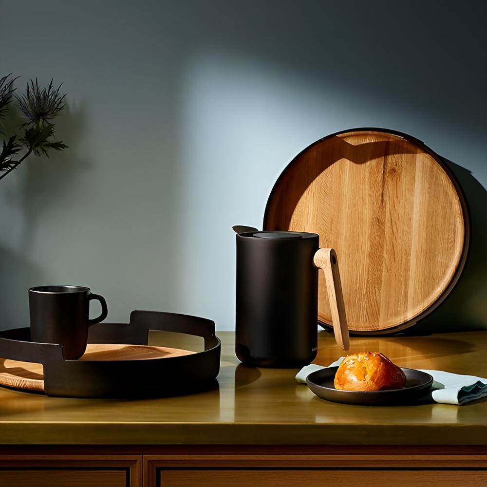 Kaia Modern Bamboo Tray — product detail view
