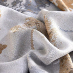 Elegant Leaf Bamboo Fibre Cooling Blanket — product in use
