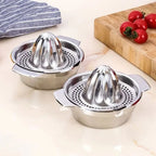 Stainless Steel Citrus Squeezer — alternate angle view