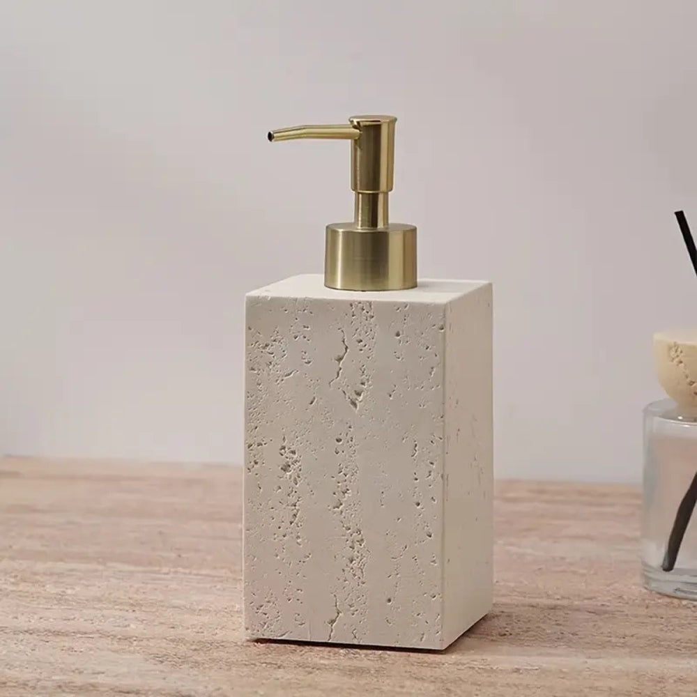 Minimalist Resin Hand Soap Dispenser — alternate angle view