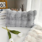 Rabbit Faux Fur Pillow Cover — product detail view
