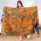 Hibiscus Reversible Bath Towel — main product photo