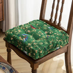 Whimsical Bird Leaf Cushion — alternate angle view