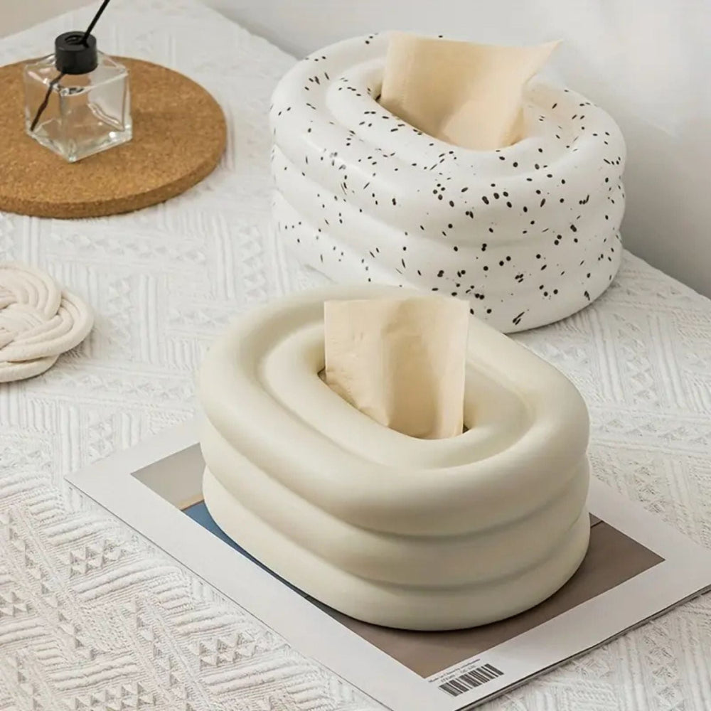 Lustre Ceramic Tissue Holder — main product photo